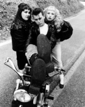 Cry Baby cult movie Johnny Depp on Harley Ricki Lake Traci Lords 4x6 photo - £4.73 GBP