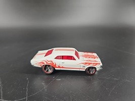 1968 350 SS Chevy Nova Red line Hot Wheels 2008 Mattel White And Red - $10.00