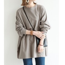 2022 Spring Autumn Sweatshirt Women New Fashion Korean Style Sweatshirt Mid-leng - £73.83 GBP