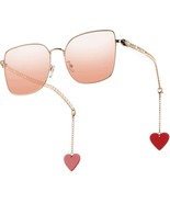 Polarized Trendy Sunglasses for Women - UV Protection Square Cat Eye  (D... - £15.21 GBP