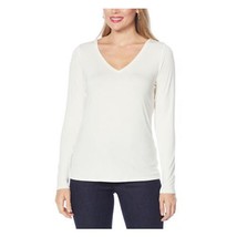 G by Giuliana EcoLuxe Jersey Knit Long-Sleeve Tee (Cream, Xs) - $16.58