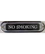 No Smoking Plaque Porcelain Metal Sign - $919.60 MXN