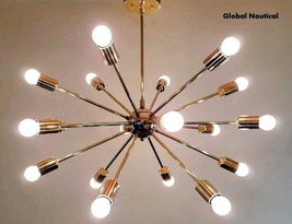 Mid Century Chandelier Style 18 Lights Sputnik Handmade Chandelier Great Ligh... - £255.10 GBP