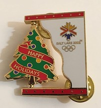 Rare Christmas Tree Spinner Pin Salt Lake City Winter Olympics LE 148/2002 - $29.95