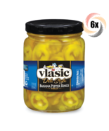6x Jars Vlasic Deli Style Mild Banana Pepper Rings | 12 fl oz | Certifie... - $34.76