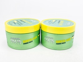 Garnier Fructis Style Surfer Hair Power Hair Putty 3.4 oz Lot of 2 Strong Hold - £16.96 GBP