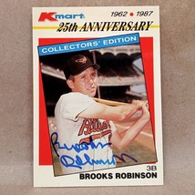 1987 K-Mart #9 Brooks Robinson SIGNED Autograph Baltimore Orioles Card - £11.95 GBP