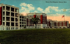 Vintage 1922 Postcard - Henry Ford Hospital -DETROIT MICH-BK39 - £3.94 GBP