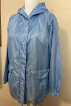 Tudor Court Women&#39;s Size M Rain Jacket Windbreaker Coat Hooded Pockets L... - $16.88
