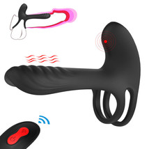 Male Vibrating Penis Cock Ring Enhancer Clit G-Spot Stimulator Sex Toys ... - £15.94 GBP