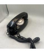 Vintage Bell System Western Electric Princess Rotary Desk Phone Black 1979 - $46.52
