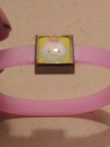 Vintage Hello Kitty, Childens Pink Rubber Bracelet - $3.99