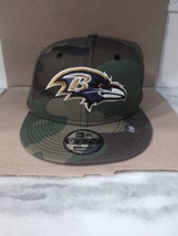 Baltimore Ravens New Era Trucker 9FIFTY Snapback Hat - Camo/Olive - £23.87 GBP