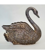 Vintage Swan 1984 Godinger Silver Plated Letter Napkin Holder 6&quot; E P ZIN... - £15.48 GBP