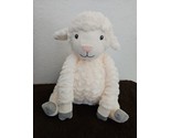 First Impressions Macys Baby Lamb Cream Gray Plush Stuffed Animal Cordur... - $10.87
