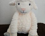 First Impressions Macys Baby Lamb Cream Gray Plush Stuffed Animal Cordur... - $10.87