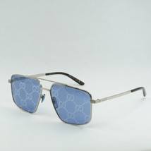 GUCCI GG0941S 004 Silver/Blue 60-15-145 Sunglasses New Authentic - $314.57