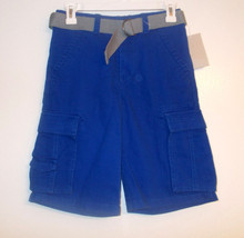 Canyon River Blues Boys Cargo Shorts Blue with Belt Size 12 NWT - $16.02