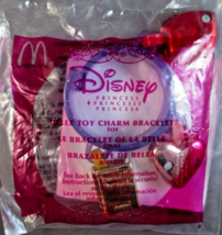Princess Belle Charm Braclet Disney McDonalds Happy Meal Toy #2 2003 NEW - £6.49 GBP