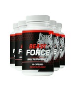 5-Pack Beast Force Pills - BeastForce Male Maximum Performance - 300 Cap... - $74.28 CAD