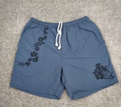 Tommy Bahama Shorts Men XL Blue Mesh Lined Brief Swim Trunks Hawaiian Fl... - £11.93 GBP