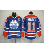 Oilers #11 Mark Messier Jersey Old Style Uniform Blue - €42,53 EUR