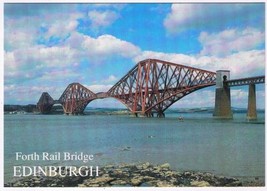 Postcard Forth Rail Bridge Edinburgh Scotland UK - £3.13 GBP