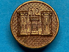CIRCA 1919-1937, U.S. ARMY, ENGINEERS, HEADQUARTERS, TYPE II, COLLAR DIS... - $288.61 MXN
