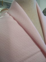 3yds Designer Fabric Gorgeous Pink Cotton Quilted Look Matelasse Maze Design - £63.08 GBP