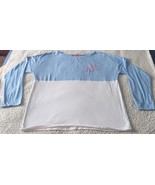Lilly Pulitzer Finn Top Blue Peri Fish Cotton Blend Size L NWOT - $50.74 CAD