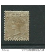Ceylon 1872-0 Sc 63  Unused Overprint Cv $26.00 - £12.61 GBP