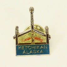Ketchikan Alaska Travel Tourist Pin 1&quot; - £6.88 GBP