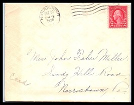 1926 PENNSYLVANIA Cover - Norristown to Norristown, PA Q6 - $2.96