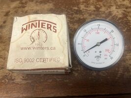 Winters P9S901406 2" Dial P9S - 90 Series Gauge 0-100 PSI 409M NOS - $5.64