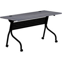 Lorell LLR59489 48 in. Charcoal Flip Top Training Table  Charcoal - $331.69