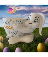 Easter Bunny Egg Cup Rabbit Planter Ceramic Mischievous Succulents Air P... - £15.57 GBP