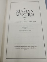 Russian Mystics Hardbound Sergius Bolshakoff Sister-in-law Studies 1976 - $10.38