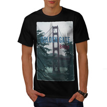 Wellcoda Golden Gate Urban City Mens T-shirt, San Graphic Design Printed Tee - £17.20 GBP+