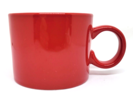 Starbucks Coffee Cup Mug Red With Gold &quot; Starbucks &quot; Letters 12 Oz 2017 - £10.54 GBP