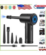 Versatile 3-Speed Electric Air Duster with LED Light for Electronics &amp; Home - $958.43 MXN