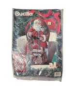 Bucilla Christmas Needlepoint CLASSIC SANTA Picture Pillow # 60720 1994 ... - £40.70 GBP