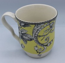 Porcelain Coffee Mug 222 Fifth Adelaide Yellow 16 FL OZ - £7.46 GBP