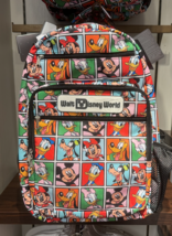  Walt Disney World Colorful Character Backpack New with Tags image 1