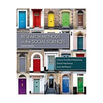 Research Methods in the Social Sciences Chava Frankfort-Nachmias - £68.87 GBP