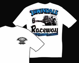 Vintage Irwindale CA Raceway White Two Extra Large (XXL)Tee Shirt - £19.79 GBP