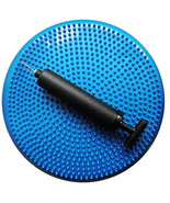 AppleRound Inflated Wobble Cushion with Pump, Air Stability Board, Core ... - $93.59