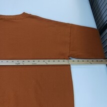 French Connection RN#53372 Women's Burnt Orange Round Neck Sweater Size 3X image 6