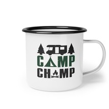 Enamel Camper Mug. Funny Quote Campers Cup 12 oz. Travel Coffee Mug Gift. - £19.95 GBP