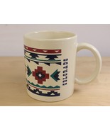 Vtg Colorado Mug Geometric Aztez Native American Southwest Design - $18.94 CAD