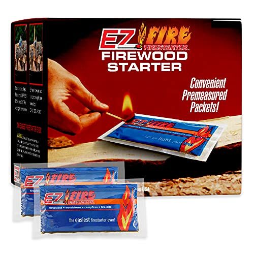 EZ FIRE FIRESTARTER Safe, All Purpose, Effective, Waterproof Fire Starter Gel Pa